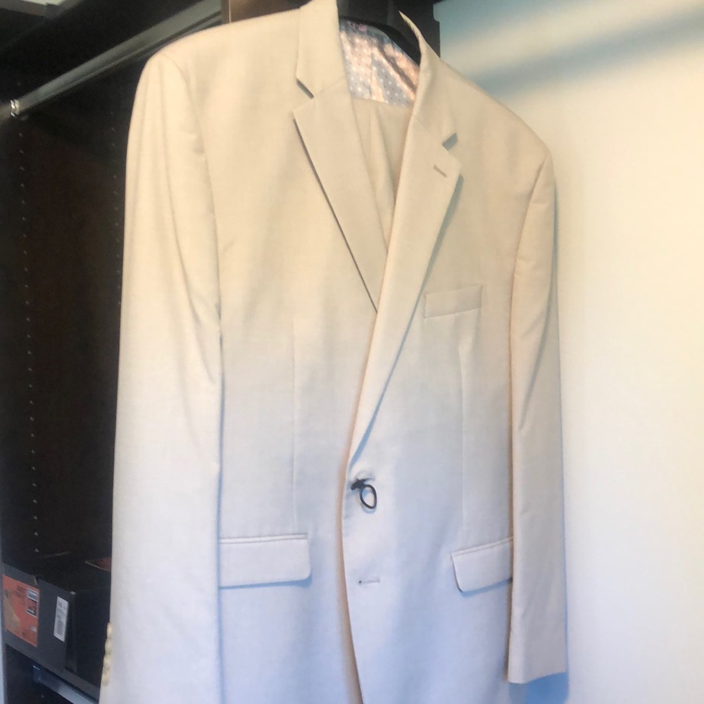 Chaps Tan Suit